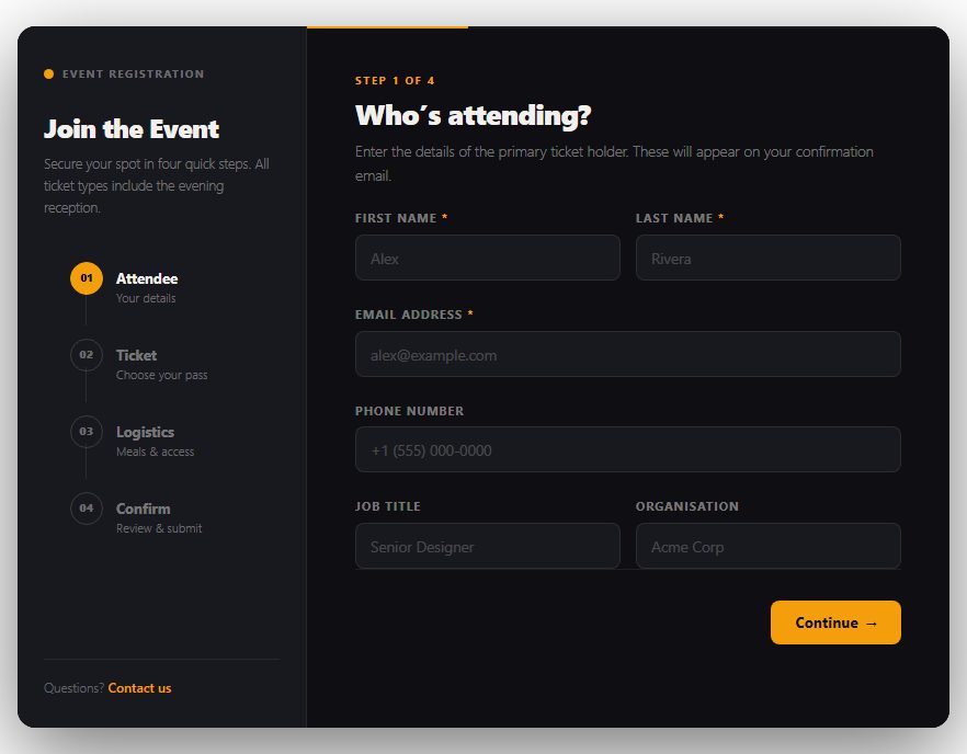 Event Registration & RSVP