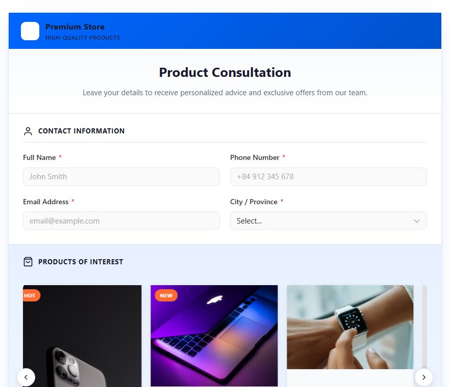 Product Consultation