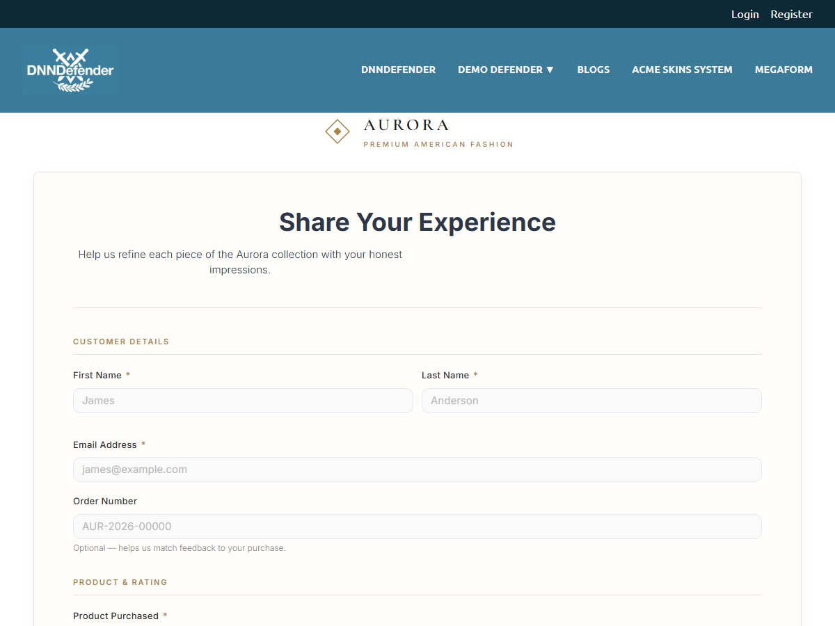 Share Your Experience